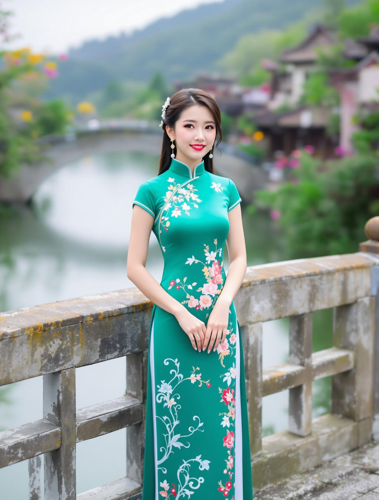 江南水乡 - 古典旗袍美人 江南水乡 - 古典旗袍美人
